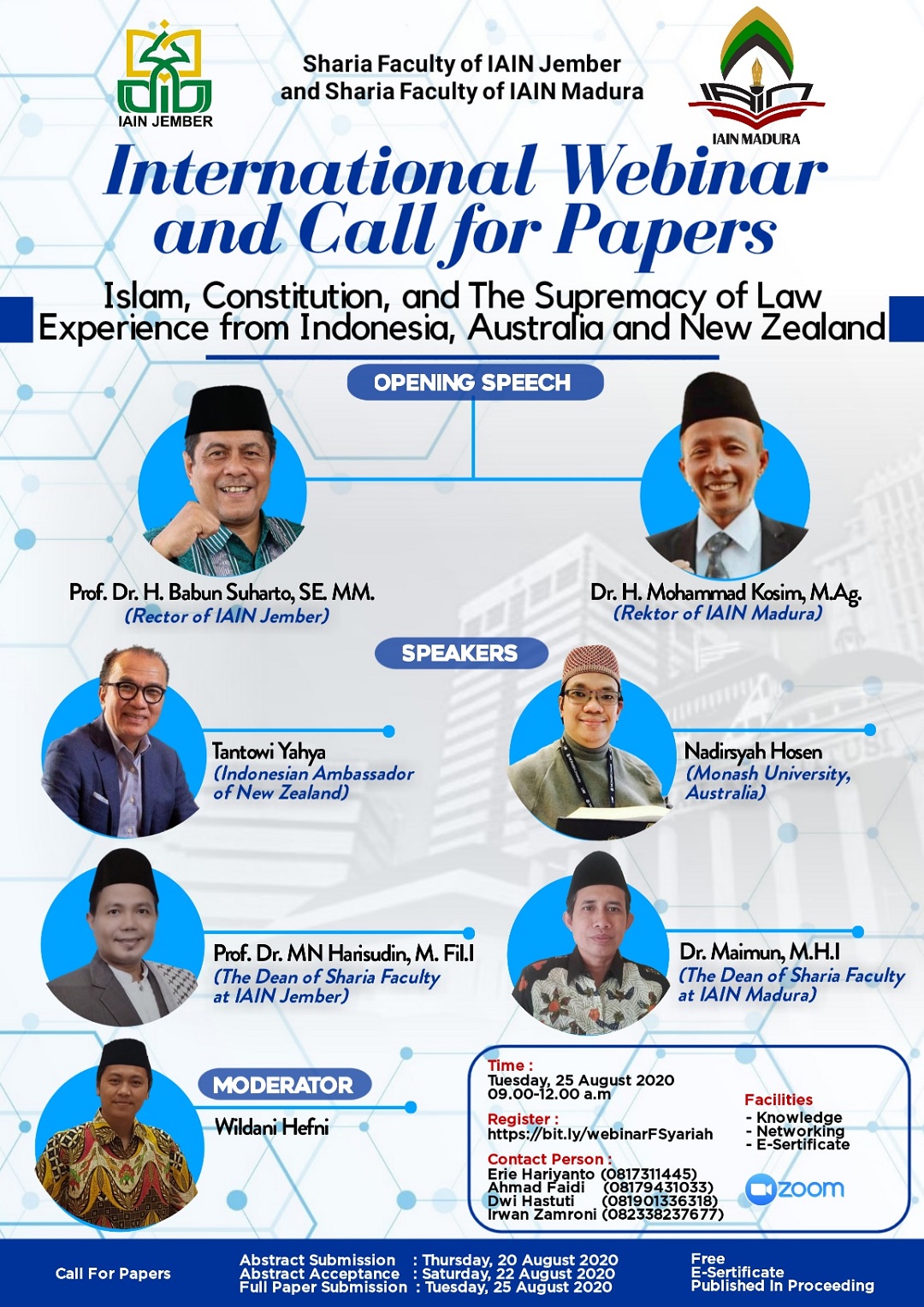 INTERNATIONAL WEBINAR and CALL FOR PAPERS - 