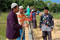 Pengukuran Arah Kiblat Masjid Ziyadatut Taqwa oleh Lab. Falak