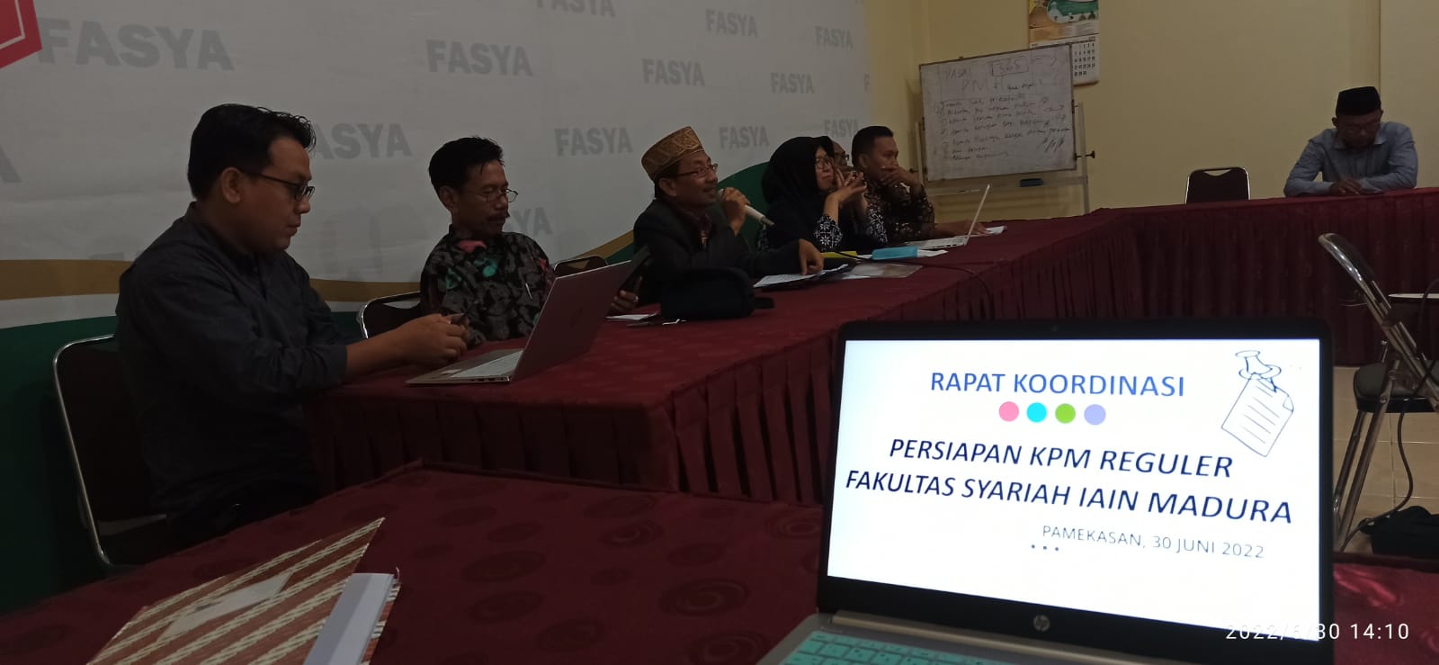 RAPAT GABUNGAN PERDANA, “EVALUASI DAN SHARING PROGRAM PRIORITAS FASYA TA. 2021/22 DAN 2022/23”