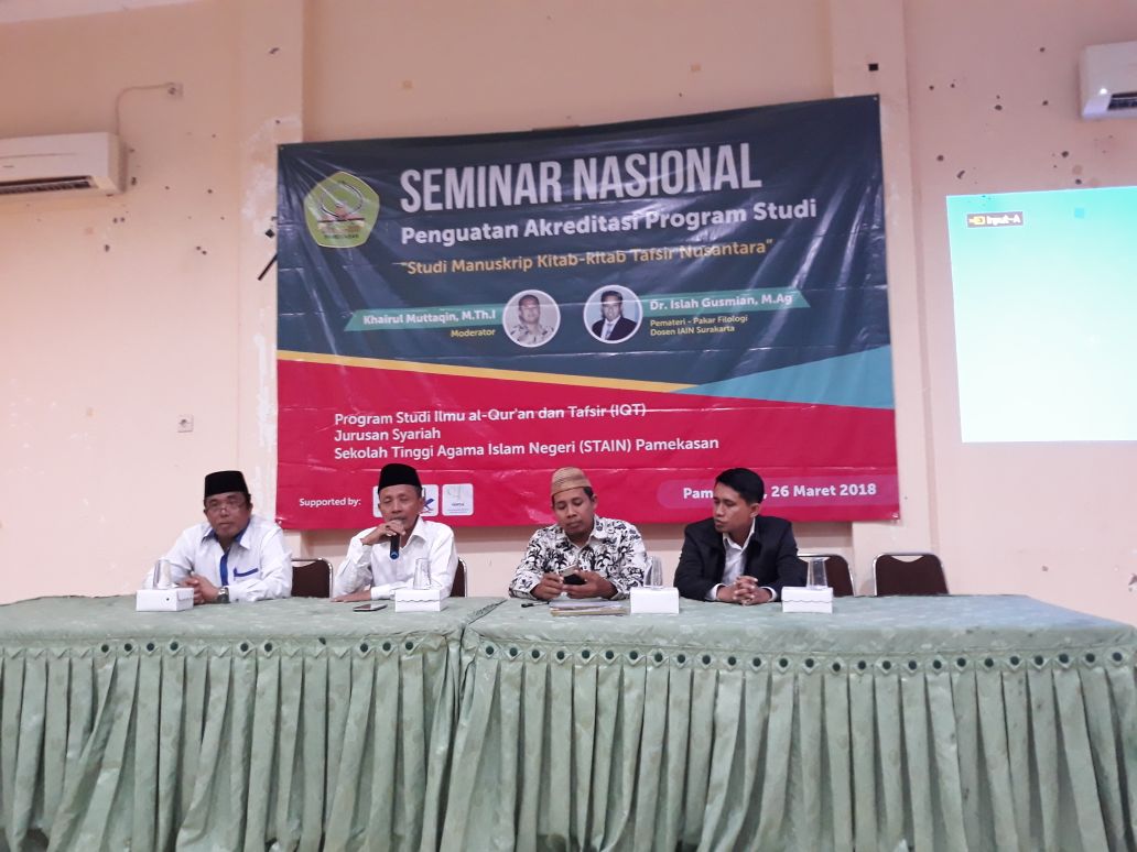 Kebutkan Akreditasi, Program Studi Ilmu Al-Qur’an dan Tafsir Hadirkan Pakar Filologi