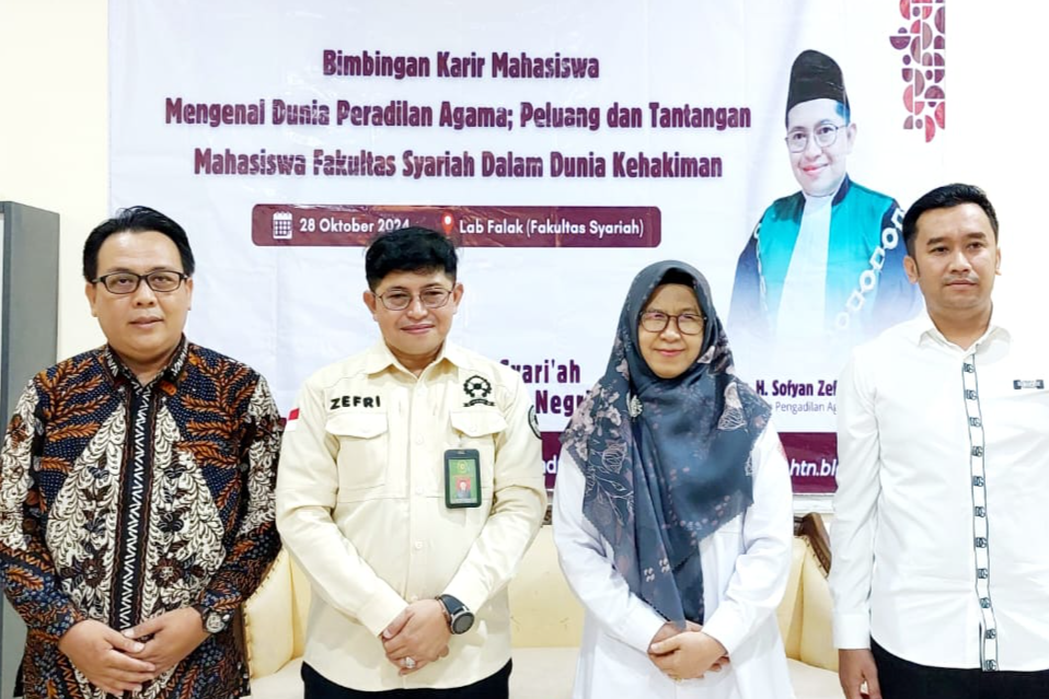 KEPALA PENGADILAN AGAMA KOTA MADIUN BERBAGI PENGALAMAN KEPADA MAHASISWA FAKULTAS SYARIAH SEMESTER AKHIR