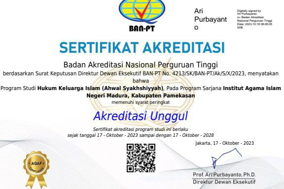 UCAPAN TERIMA KASIH DEKAN FAKULTAS SYARIAH