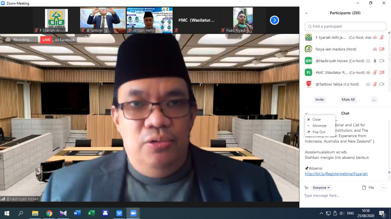 PROF NADIRSYAH, KONSTITUSI AUSTRALIA JUGA MENGATUR TENTANG KEAGAMAAN