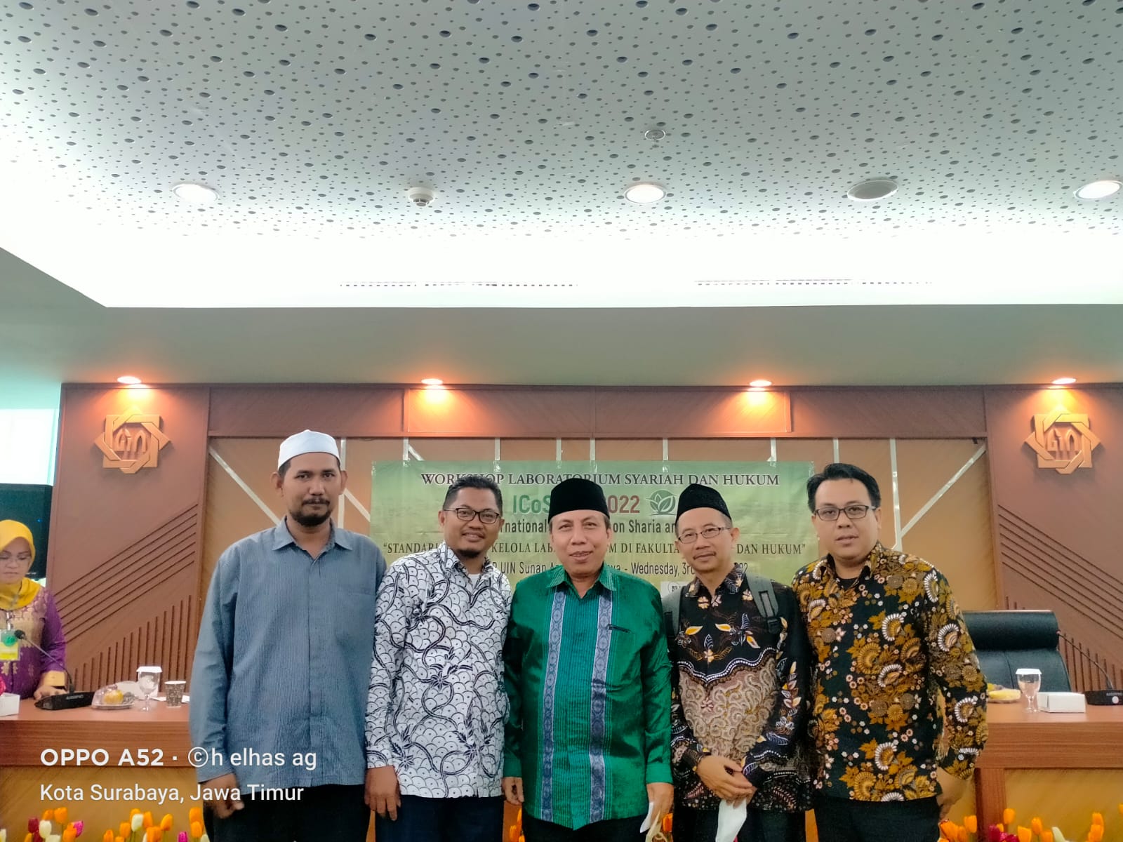 KEPALA LABORATORIUM HADIR DALAM WORKSHOP LABORATORIUM  FAKULTAS  SYARIAH DAN HUKUM  (ICoSLAW) 2022 DI UIN SURABAYA