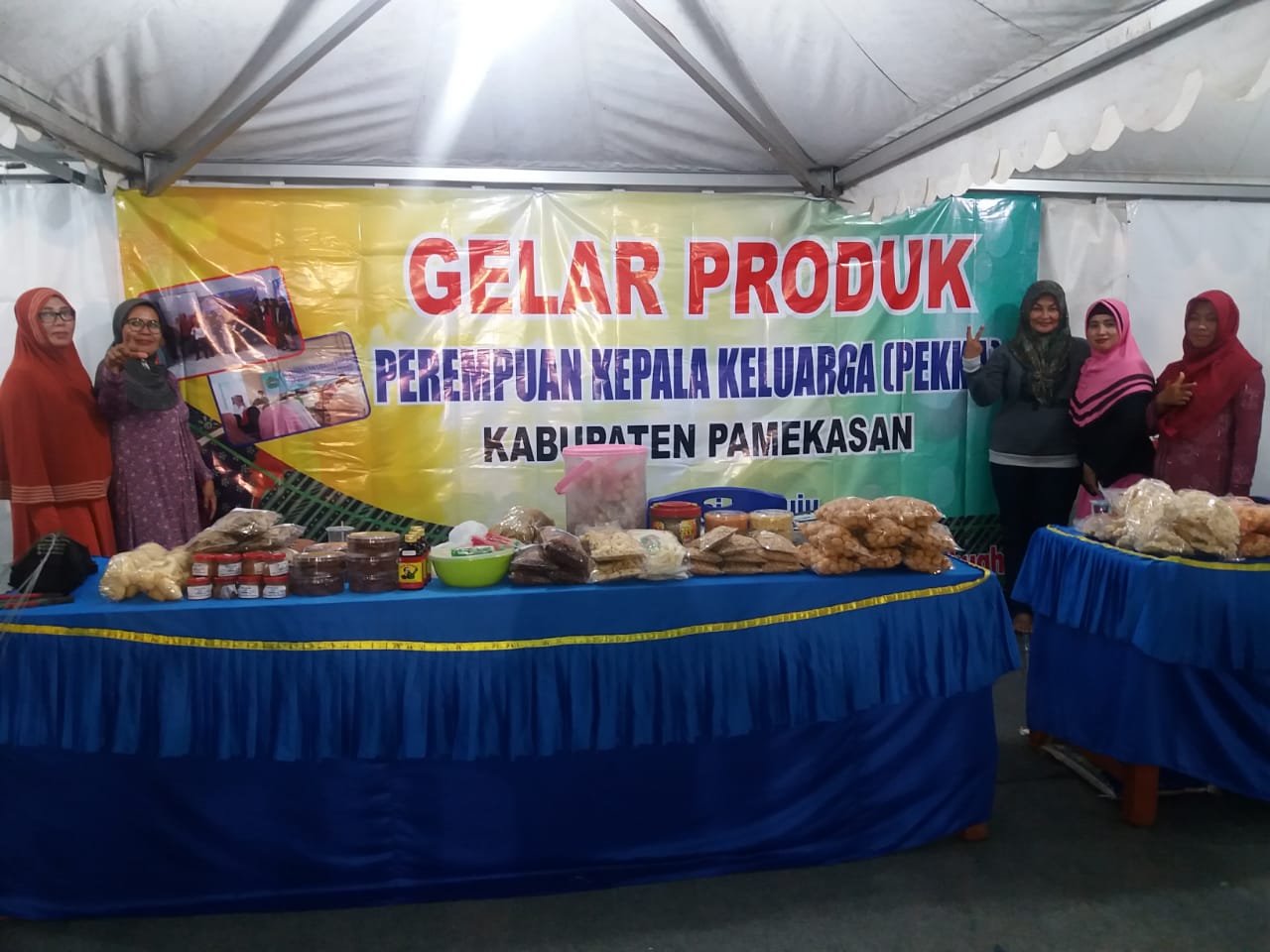 PEKKA Melakukan Gelar Produk di Pameran Pembangunan Kabupaten Pamekasan