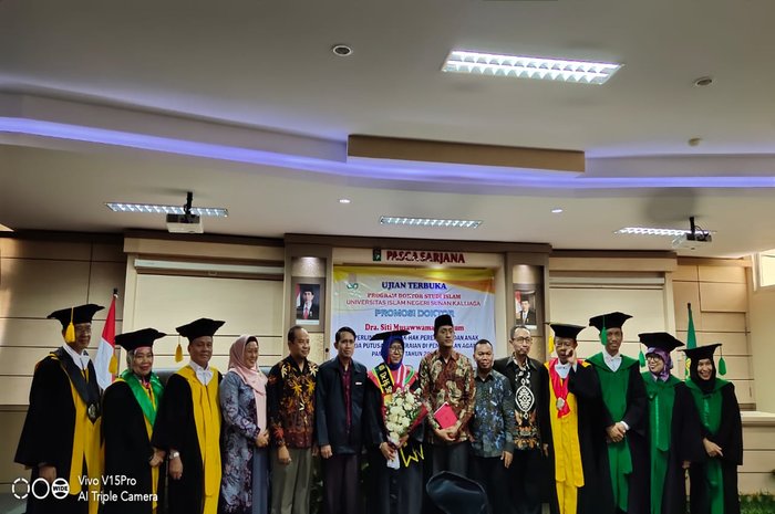 UJIAN TERBUKA PROMOSI DOKTOR STUDI ISLAM Dr. Hj. SITI MUSAWWAMAH, M.Hum.