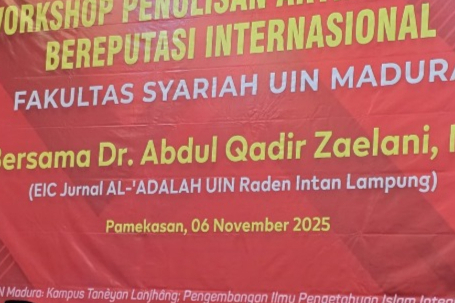 Fakultas Syariah Gelar Workshop Penulisan Artikel Jurnal Bereputasi Internasional